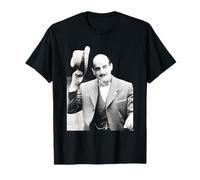 David Suchet nel Ruolo di Poirot Agatha Christie 1988 Maglietta