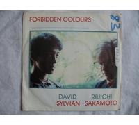 DAVID SYLVIAN & RIUICHI SAKAMOTO Forbidden Colours 7" 45