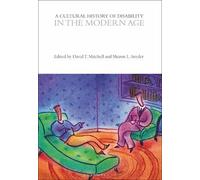 David T. Mitche A Cultural History of Disability in the Moder (Copertina rigida)