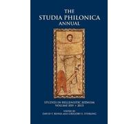 David T. Runia Studia Philonica Annual XXV, 2013 (Copertina rigida)