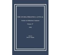 David T. Runia The Studia Philonica Annual, IV, 1992 (Tascabile)