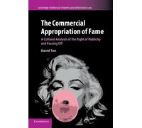 David Tan The Commercial Appropriation of Fame (Tascabile)