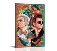 David Tennant And Michael Sheen Good Omens, poster decorativo da parete, per soggiorno, camera da letto, decorazione moderna per la camera da letto, 60 x 90 cm