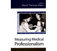 David Thomas Stern Measuring Medical Professionalism (Copertina rigida)