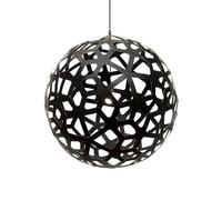 David Trubridge Lampadario Corallo Ø100 Nero 2 Lati