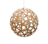 David Trubridge Lampadario Corallo Ø120 Arancione