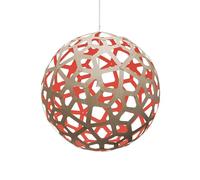 David Trubridge Lampadario Corallo Ø120 Rosso