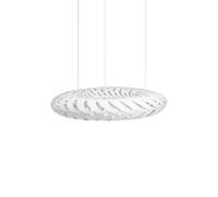 David Trubridge Maru Lampadario Ø110 Bianco 2 Lati
