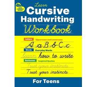 David Turner Cursive Handwriting Workbook for Teens (Tascabile)