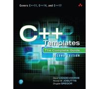 David Vandevoorde Nicolai M. Josuttis Douglas G C++ Templates (Copertina rigida)