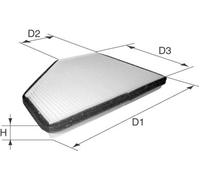 DAVID VASCO O029 Filtro, Aria abitacolo per RENAULT