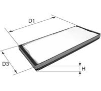 DAVID VASCO O151 Filtro, Aria abitacolo per ALPINA,BMW