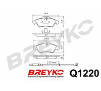 DAVID VASCO Q1220 Kit pastiglie freno, Freno a disco per MERCEDES-BENZ,VW