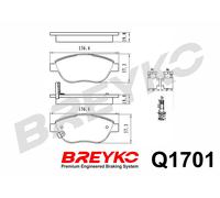 DAVID VASCO Q1701 Kit pastiglie freno, Freno a disco per FIAT,OPEL