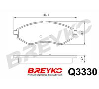 DAVID VASCO Q3330 Kit pastiglie freno, Freno a disco per CHEVROLET,DAEWOO