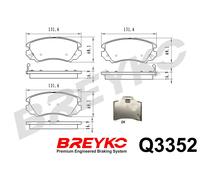 DAVID VASCO Q3352 Kit pastiglie freno, Freno a disco per HYUNDAI,KIA