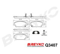 DAVID VASCO Q3407 Kit pastiglie freno, Freno a disco per HONDA