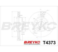 DAVID VASCO T4373 Disco freno per MERCEDES-BENZ