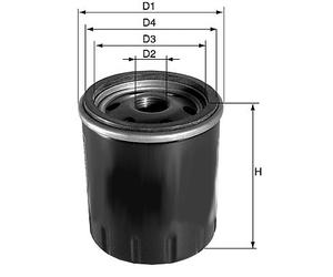 DAVID VASCO V241 Filtro olio per DAIHATSU,LEXUS,LOTUS,MINI,TOYOTA,VW