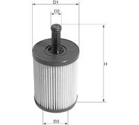 DAVID VASCO V307 Filtro olio per AUDI,CHRYSLER,DODGE,FORD,JEEP,MITSUBISHI,SEAT,S