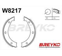 DAVID VASCO W8217 Kit ganasce freno per ALPINA,BMW