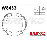 DAVID VASCO W8433 Kit ganasce freno per MERCEDES-BENZ,PUCH,VW