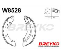 DAVID VASCO W8528 Kit ganasce freno per BMW