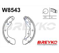 DAVID VASCO W8543 Kit ganasce freno per CHEVROLET,DAEWOO,FSO,OPEL