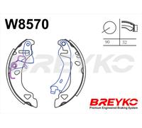 DAVID VASCO W8570 Kit ganasce freno per FIAT,LANCIA