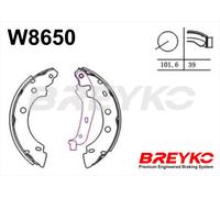 DAVID VASCO W8650 Kit ganasce freno per NISSAN,RENAULT
