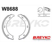 DAVID VASCO W8688 Kit ganasce freno per MERCEDES-BENZ