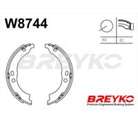 DAVID VASCO W8744 Kit ganasce freno per CITROËN,FIAT,PEUGEOT