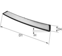 DAVID VASCO X098 Filtro, Aria abitacolo per ALPINA,BMW