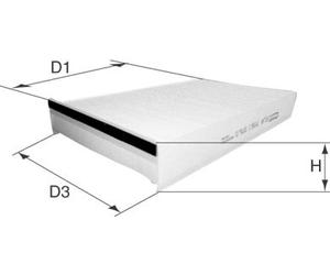 DAVID VASCO X723 Filtro, Aria abitacolo per JAGUAR,LAND ROVER,VOLVO