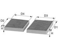 DAVID VASCO X801 Filtro, Aria abitacolo per BMW,MINI