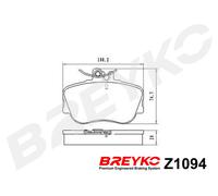 DAVID VASCO Z1094 Kit pastiglie freno, Freno a disco per MERCEDES-BENZ