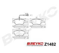 DAVID VASCO Z1482 Kit pastiglie freno, Freno a disco per ALFA ROMEO,CITROËN,FIAT