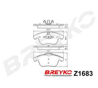 DAVID VASCO Z1683 Kit pastiglie freno, Freno a disco per FORD,LAND ROVER,MERCEDE