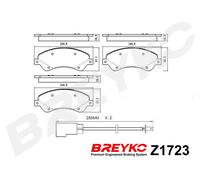 DAVID VASCO Z1723 Kit pastiglie freno, Freno a disco per FORD