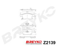 DAVID VASCO Z2139 Kit pastiglie freno, Freno a disco per OPEL