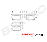 DAVID VASCO Z2180 Kit pastiglie freno, Freno a disco per OPEL