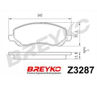 DAVID VASCO Z3287 Kit pastiglie freno, Freno a disco per CITROËN,DODGE,JEEP,LANC