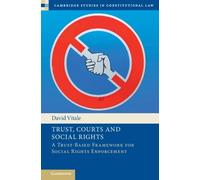 David Vitale Trust, Courts and Social Rights (Copertina rigida)
