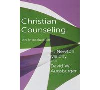 David W. Augsburger H. Newton Malony Christian Counseling (Tascabile)