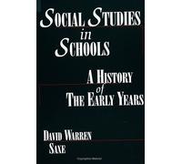 David Warren Saxe Social Studies in Schools (Tascabile)