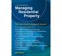 David Watson An Emerald Guide to Managing Residential Property - The (Tascabile)