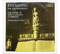 David Willcocks - EVENSONG FOR ASH WEDNESDAY LP (VINYL ALBUM) UK ARGO 1964