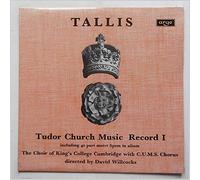 DAVID WILLCOCKS - tallis: tudor church music record 2 LP