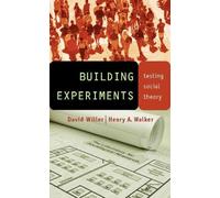 David Willer Henry A. Walker Building Experiments (Tascabile)