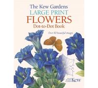 David Woodroffe The Kew Gardens Large Print Flowers Dot-to-Dot Book (Tascabile)
